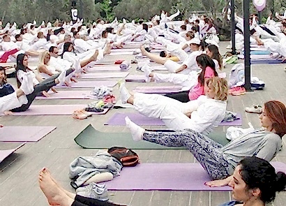 Kazdağları’nda yoga festivali