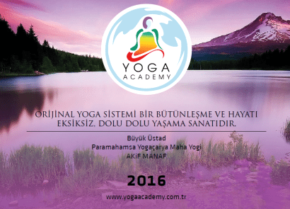 YOGA ACADEMY 2016 TAKVİMİ ÇIKTI!