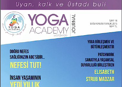 YOGA ACADEMY JOURNAL 14.SAYI ÇIKTI!!